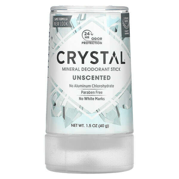 Crystal Body Deodorant Mineral Deodorant Stick, Unscented