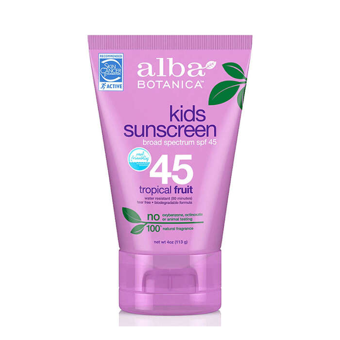 Alba Botanica Kids Sunscreen SPF 45 Tropical Fruit