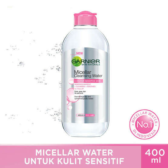 Garnier Micellar Water Pink Untuk Kulit Sensitif